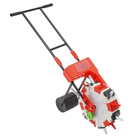 Handheld Seeding Machine 6-Beak Precision Manual Seeder for Peanut Corn Bean Planter,Planting Depth 3.15in,Sowing Spacing 10.24 in (Black and Red)