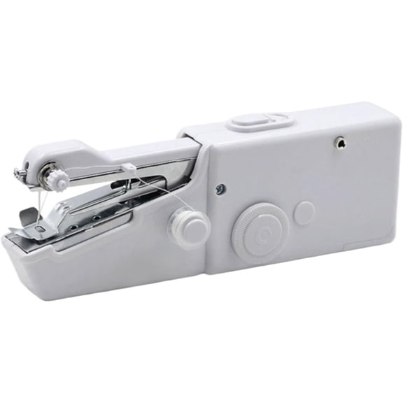 Handheld Sewing Machine for Beginners, Portable & Easy To Use Battery and USB Operated Quick Stitching Hand Held Sewing Device for DIY Fabrics Clothes Home and Travel (Black,One Size)
