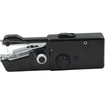 Handheld Sewing Machine for Beginners, Portable & Easy To Use Battery and USB Operated Quick Stitching Hand Held Sewing Device for DIY Fabrics Clothes Home and Travel (Black,One Size)