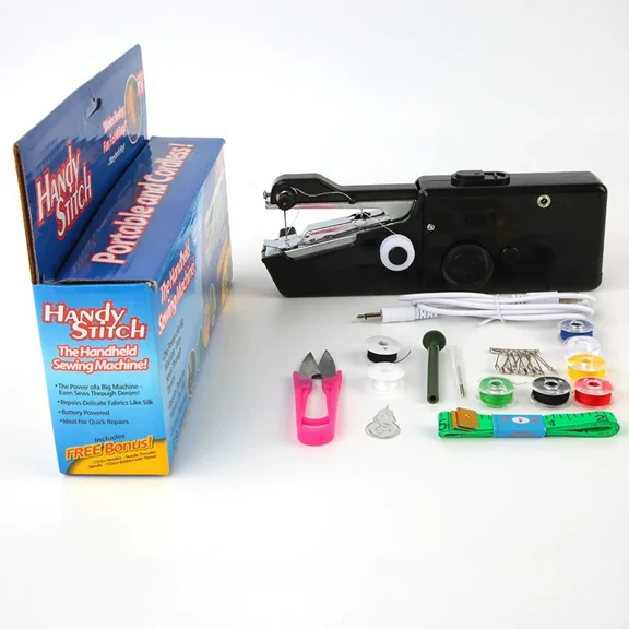 Handheld Sewing Machine CS101,Sewing Machines for Beginners,Portable Electric Mini and Samll Hand Held Sewing Machines Kit for Adults Black Set