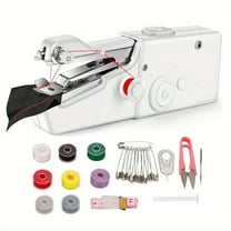 Handheld Sewing Machine, Mini Handheld Sewing Machine for Quick Stitching, Portable Sewing Machine Suitable for Home, Travel and DIY, Electric Handheld Sewing Machine for Beginners