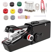 Handheld Sewing Machine, Mini Handheld Sewing Machine for Quick Stitching, Portable Sewing Machine Suitable for Home, Travel and DIY, Electric Handheld Sewing Machine for Beginners