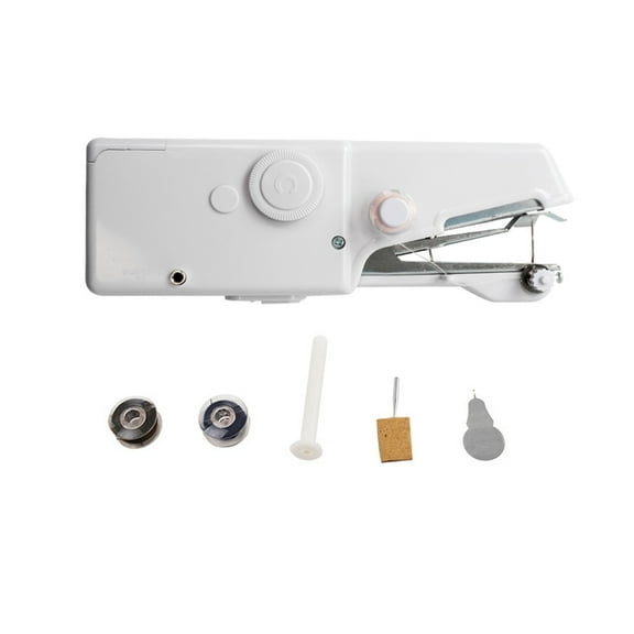 Handheld Sewing Machine, Sewing Machine for Beginners, 2 Speed Portable Handheld Sewing Machine, Travel Sewing Machine for DIY, Home, Fabric, Clothes