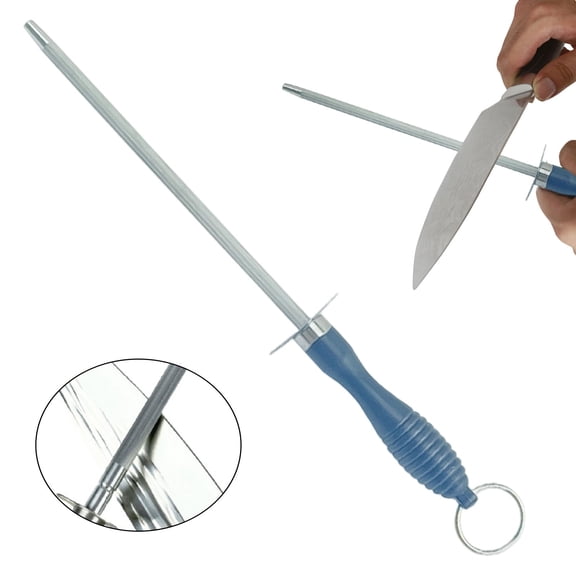 Handheld Sharpening Rod – Multipurpose Carbon Steel Honing Stick for Kitchen, Cutlery, Sporting Knives, Ideal Gift for Master Chefs