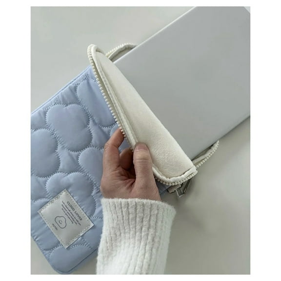 Handheld Shockproof Computer Bag Suitable for 11 Inch Laptop Case Storage Bag Blue