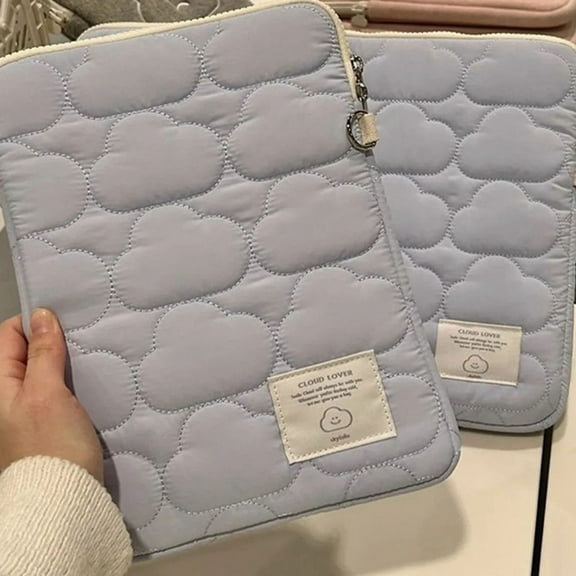 Handheld Shockproof Computer Bag Suitable for 13-14 Inch Laptop Case Storage Bag Blue