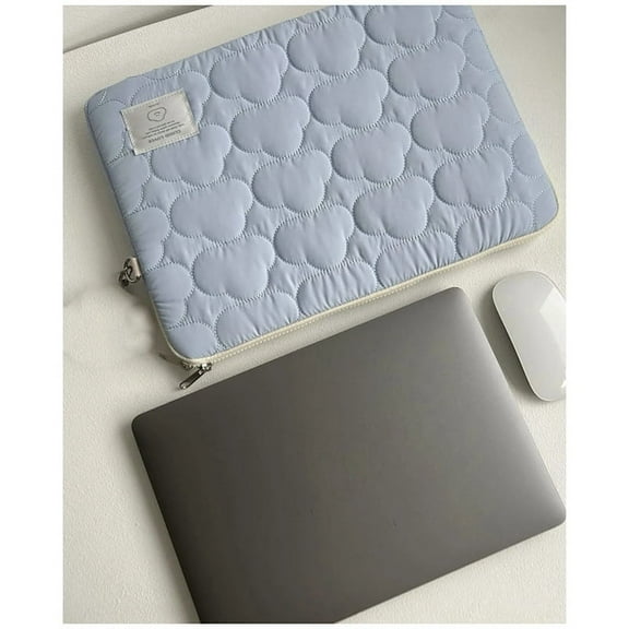 Handheld Shockproof Computer Bag Suitable for 15-15.6 Inch Laptop Case Storage Bag Blue