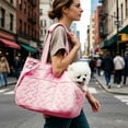 thumbnail image 1 of Handheld Shoulder Pet Carrier Bag for Small Dogs and Cats – Foldable Lightweight Travel Tote with Breathable Mesh for Vet Visits, Hiking, and Car Rides, 1 of 6