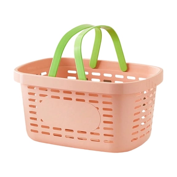 Handheld Shower Basket Multifunctional Bathroom Toiletries Storage Caddy with Drainage Holes, Large Open Design with Portable Handle for Shampoo, Soap, Towels, Ideal for Home, Dorm, or Gym Use