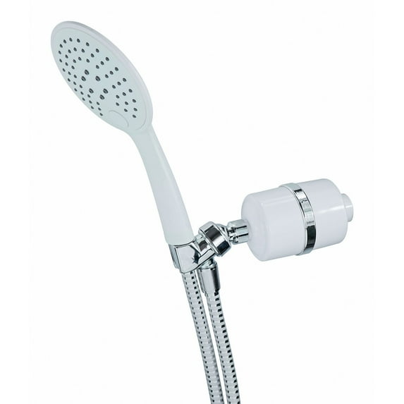 Handheld Shower Filter White