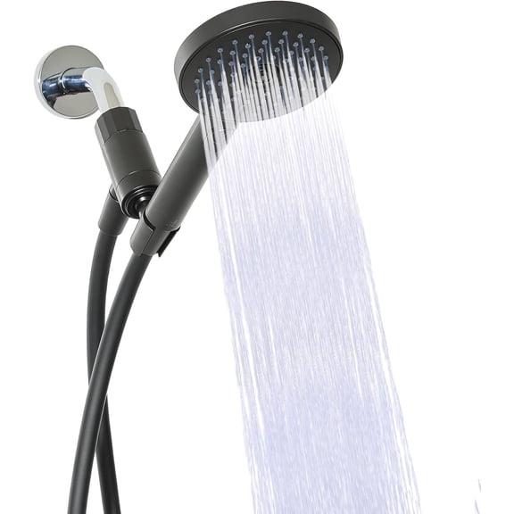Handheld Shower Head, High Pressure, 3 Spray Functions Plus Pause, Extra Long 70 Inch Hose, Silicone Nozzles