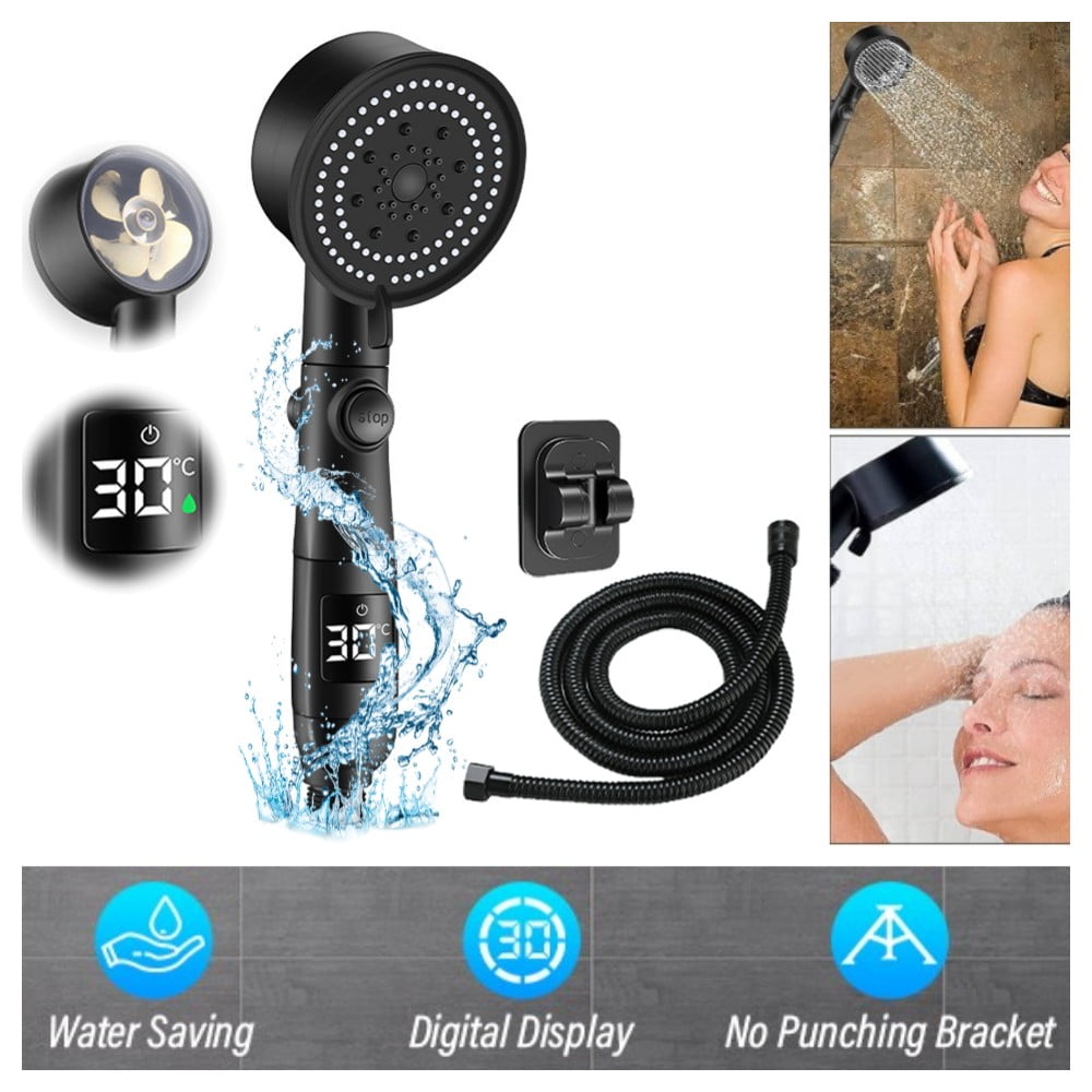 Handheld Shower Head High Pressure Shower Wand with on/off Switch, 5 ...