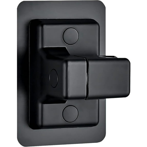 Handheld Shower Head Holder Wall Mount,Bathroom Adjustable Strong Adhesive Shower Wand Holder,No Drilling Wall And Waterproof Mount Bracket,Universal Shower Bracket(Black)
