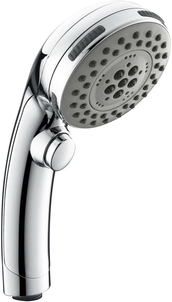 Handheld Shower Head with ON/OFF Pause Switch 5-settings Padro Shower ...