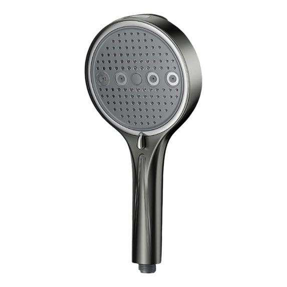 Handheld Showerhead for Bathroom, High Pressure Filtered Shower Head with 6 Spray Settings, Removable Adjustable Angle Rainfall Shower Head for Hard Water, Easy Install Chrome Finish, 11.02"x5.31"