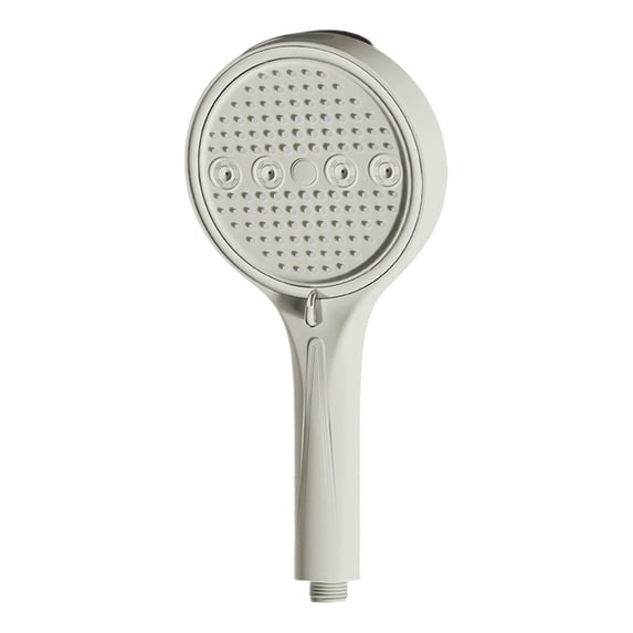 Handheld Showerhead for Bathroom, High Pressure Filtered Shower Head with 6 Spray Settings, Removable Adjustable Angle Rainfall Shower Head for Hard Water, Easy Install Chrome Finish, 11.02"x5.31"