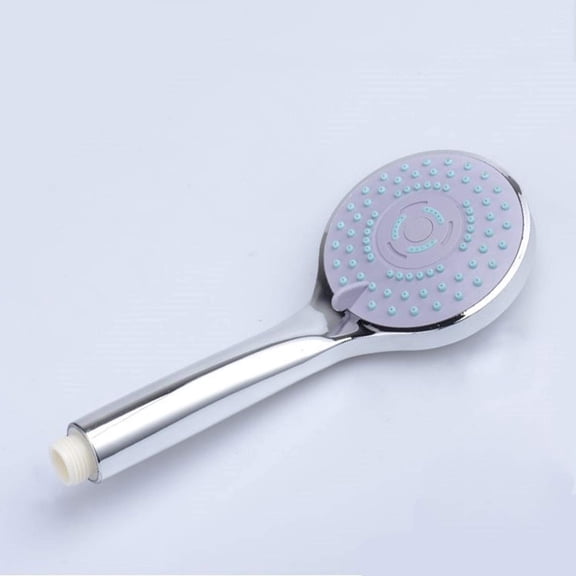 Handheld Showerhead High Pressure  5-Mode Water Saving Shower Head with 4-Inch Face, Self-Cleaning Silicone Nozzles, G1/2 Standard Connection  Easy Tool-Free Installation, Chrome Finish