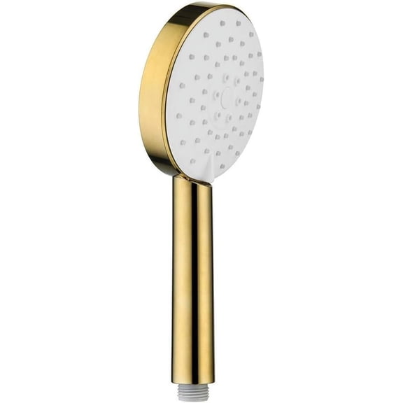 Handheld Showerheads, ABS Shower Head with Adjustable 3 Mode Spray, Universal High Pressure Water Saving Handheld Shower ,Gold