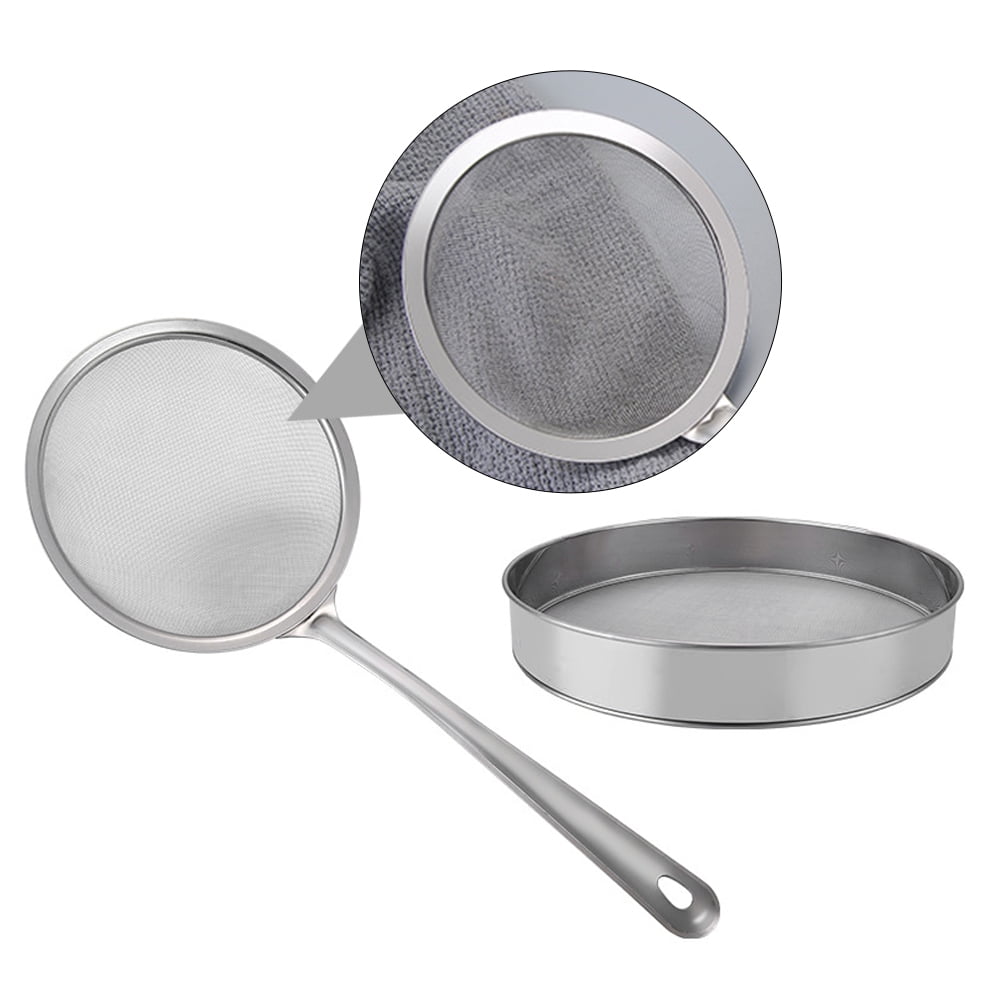 Handheld Sifter 1 Set Stainless Steel Strainer Mesh Flour Sifter