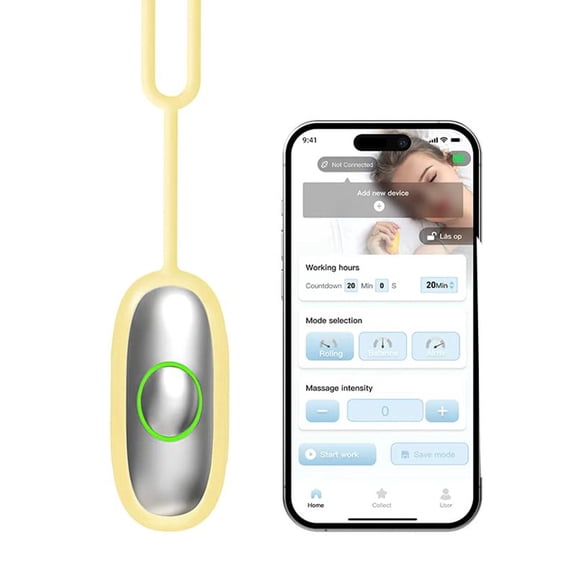 APP Handheld Sleep Aid Device, Improves Slumber for Adults, USB Rechargeable