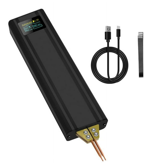 Handheld Spot Welder DIY Portable Spot Welding Machine with 0.1-0.2mm Sheet for Welding Repair Tool