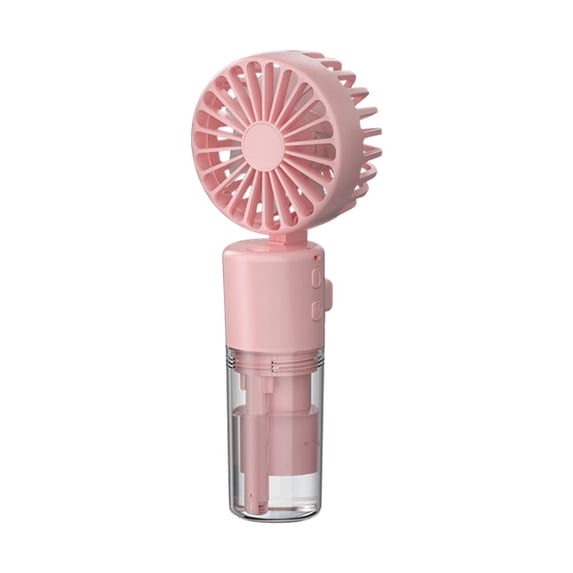 Handheld Spray Fan Foldable Neck Hanging, 4 Speed Wind Fine Mist Spray, 360° Foldable Hands-Free, Portable USB Rechargeable, For Outdoor Travel Office Desktop On-the-Go Cooling
