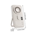 thumbnail image 1 of Handheld Spray Fan With Humidifier, USB Rechargeable Mini Misting Fan, 2000mAh Portable Cooling Fan, 4 Speed Personal Fan, Desktop Travel Fan, Quiet Pocket Cooling Device, 1 of 5