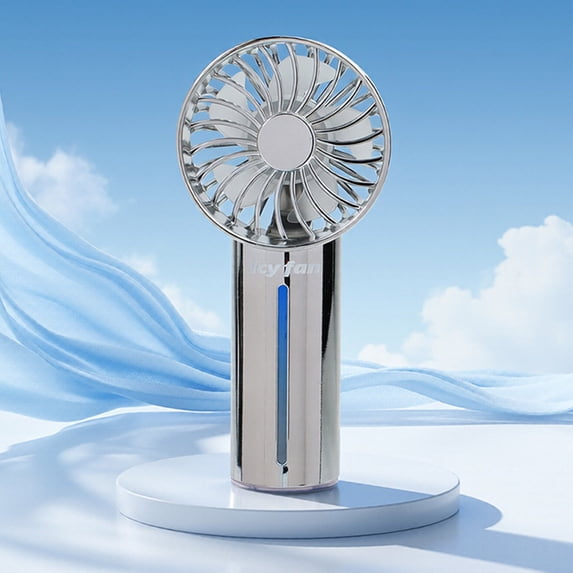 Handheld Spray Fan with USB Rechargeable Mist Function, Quiet Personal Fan for Travel, Office, and Outdoor Use, Cooling Fan for Hot Days & Commuting