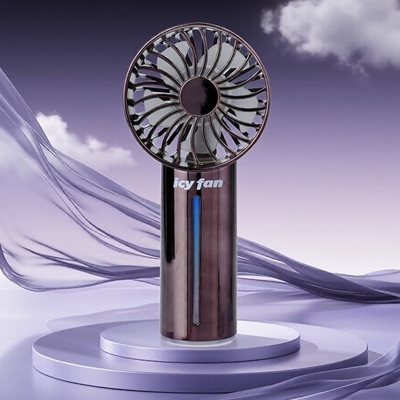 Handheld Spray Fan with USB Rechargeable Mist Function, Quiet Personal Fan for Travel, Office, and Outdoor Use, Cooling Fan for Hot Days & Commuting