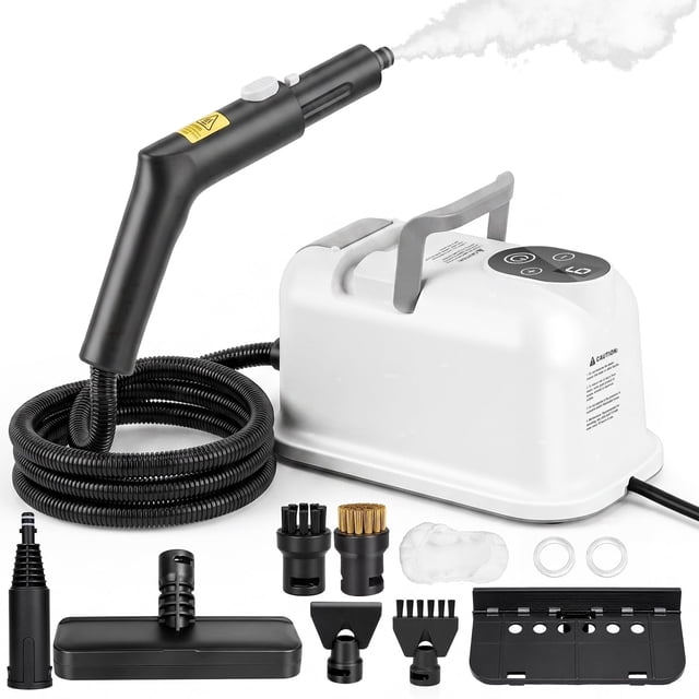 Steam Mach Nanafrog Handheld Steam Cleaner, Portable Steamer for Cleaning 10-Piece ...