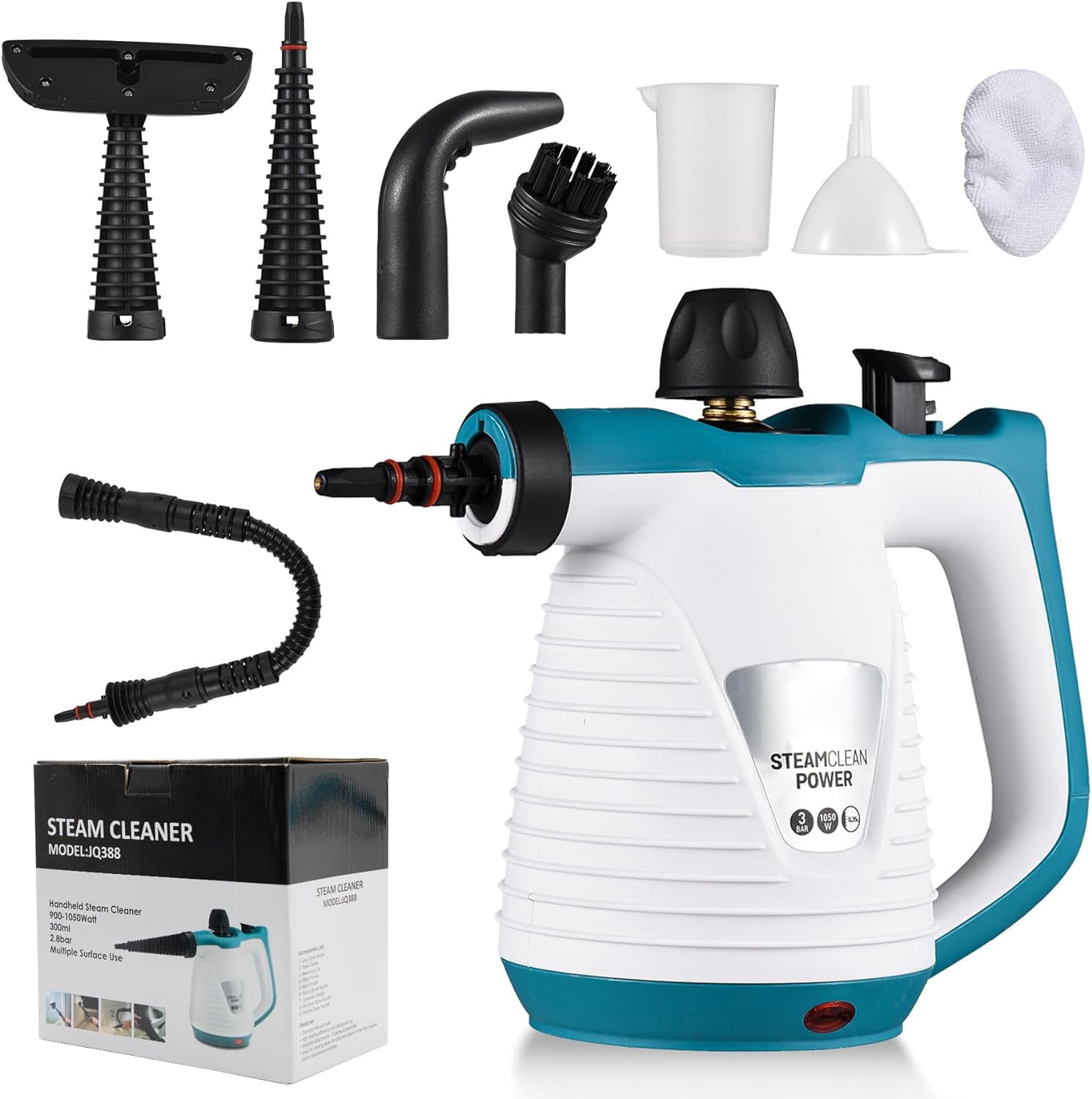 Handheld Steam Cleaner, Steam Cleaner for Home with 9 Accessory Kit