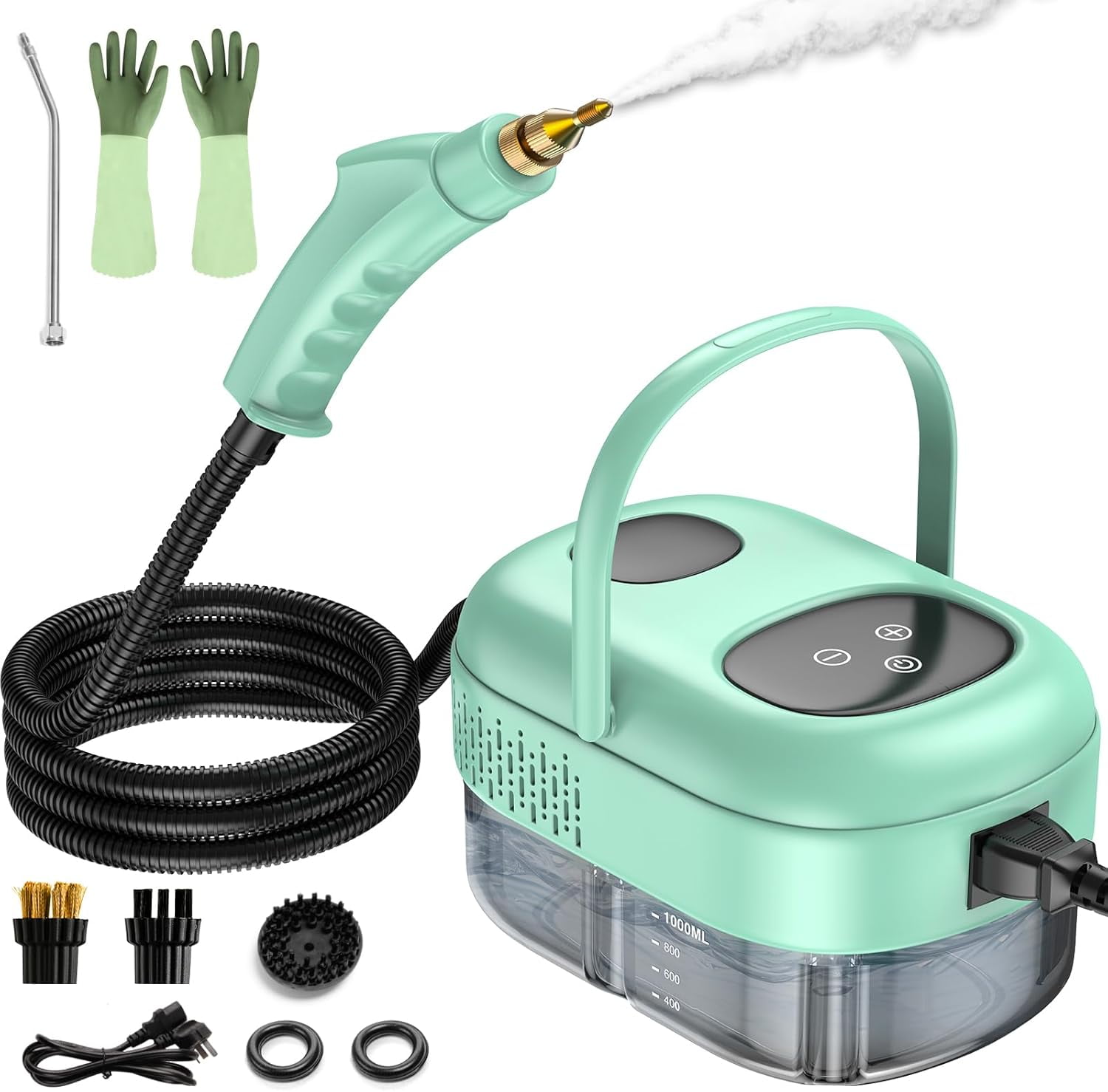 Handheld Steam Cleaner with Smart Touch Screen,High Pressure Steamer ...