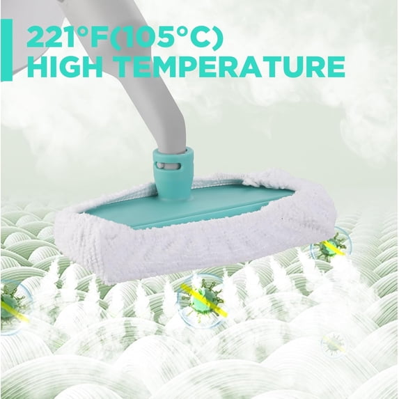Handheld Steam Cleaner, Steam Cleaner for Home with Tool Bag & Safety Lock, 11 pcs Accessories, Multi-purpose Natural Steam Cleaner for Cleaning Floor, Car, Upholstery, Grout and Grease