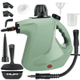 thumbnail image 1 of Handheld Steam Cleaner,Steamer for Cleaning,10 in 1 Handheld Steamer for Cleaning, Upholstery Steamer Cleaner,Car Steamer, Steam Cleaner for Surface Cleaning Home,Sofa,Bathroom,Car Seat, Office,Green, 1 of 7