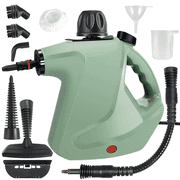 Handheld Steam Cleaner,Steamer for Cleaning,10 in 1 Handheld Steamer for Cleaning, Upholstery Steamer Cleaner,Car Steamer, Steam Cleaner for Surface Cleaning Home,Sofa,Bathroom,Car Seat, Office,Green