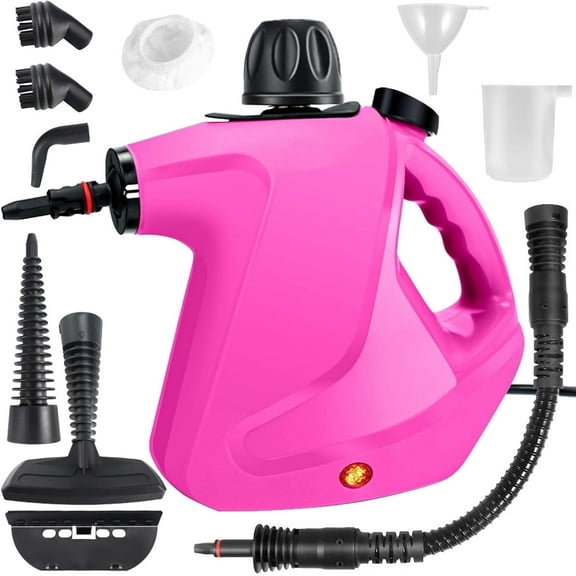 Eave Handheld Steam Cleaner,Steamer for Cleaning,10 in 1 Handheld Steamer for Cleaning, Upholstery Steamer Cleaner,Car Steamer, Steam Cleaner for Surface Cleaning Home,Sofa,Bathroom,Car Seat, Office