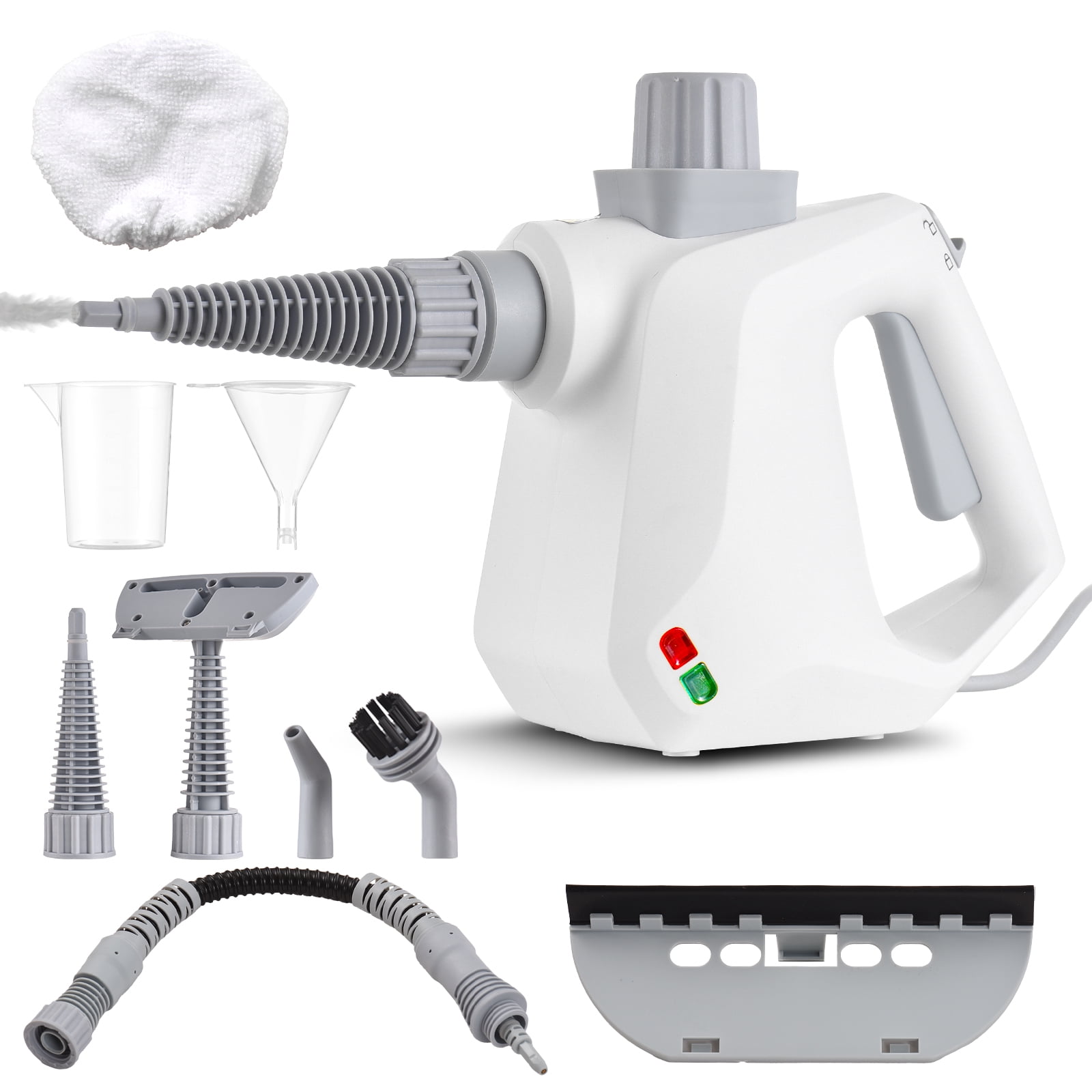 Handheld Steam Cleaner, Steamer for Cleaning, 10 in 1 Portable High Pressure Steam Upholstery Cleaner, Pressurized Steam Cleaner for Home Use, Furniture, Car, Sofa, Bathroom, Grill, Tile