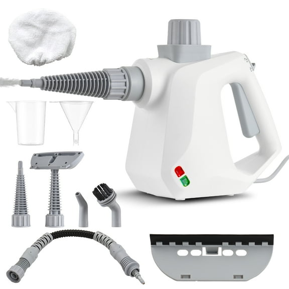 Handheld Steam Cleaner, Steamer for Cleaning, 10 in 1 Portable High Pressure Steam Upholstery Cleaner, Pressurized Steam Cleaner for Home Use, Furniture, Car, Sofa, Bathroom, Grill, Tile