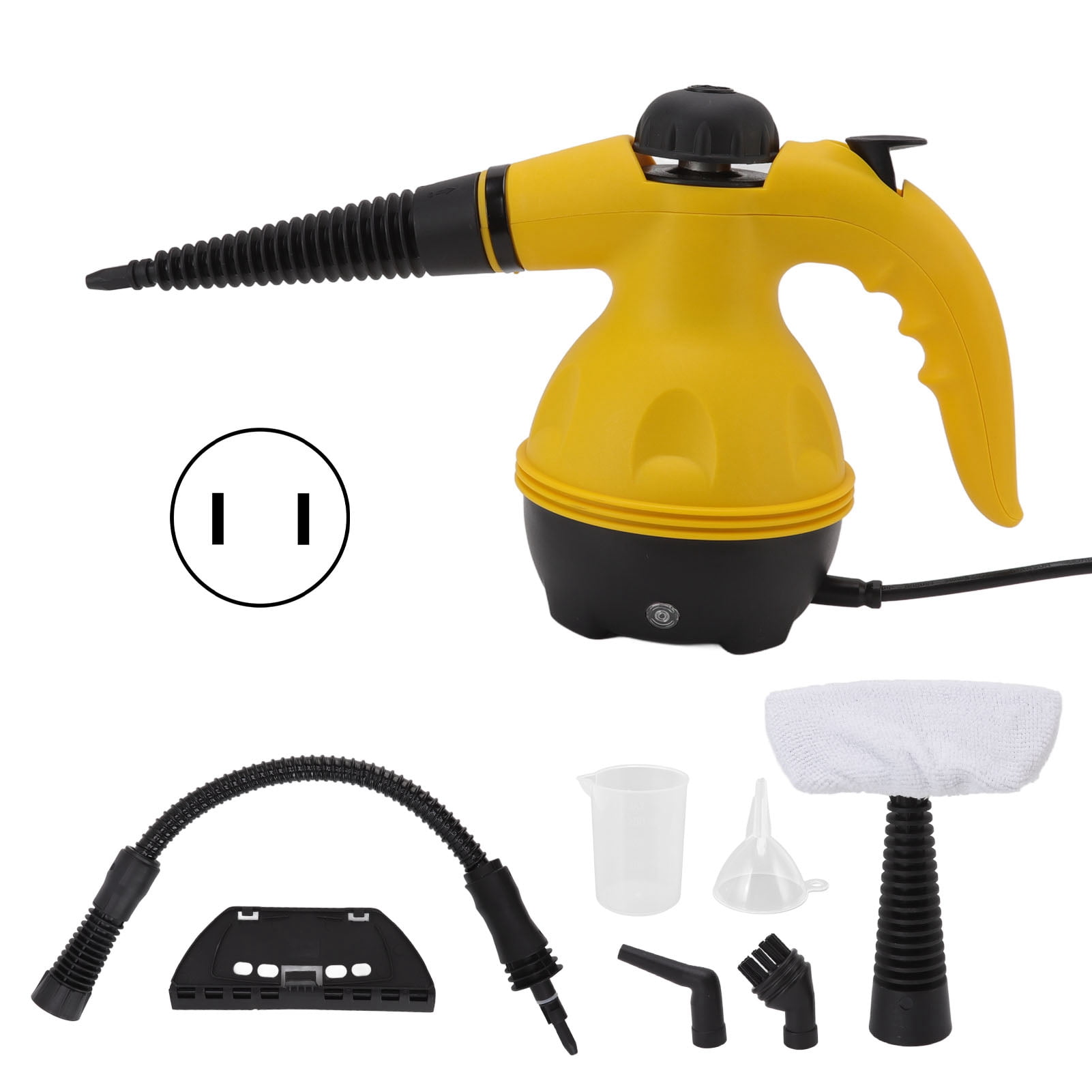 Handheld Steam Cleaner Yellow Black High Temperature Portable Electric