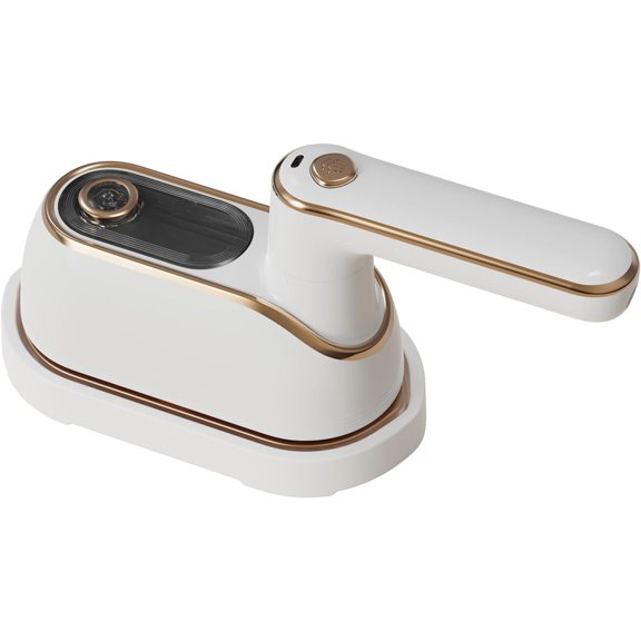 Handheld Steam Iron, 1200W High-Power Wet Dry Dual-Purpose Ironing Machine, Micro Pressure Large Panel Stroke Rotary Handle Iron Machine with Dual Effects of Wrinkle Removal and Shaping (White)