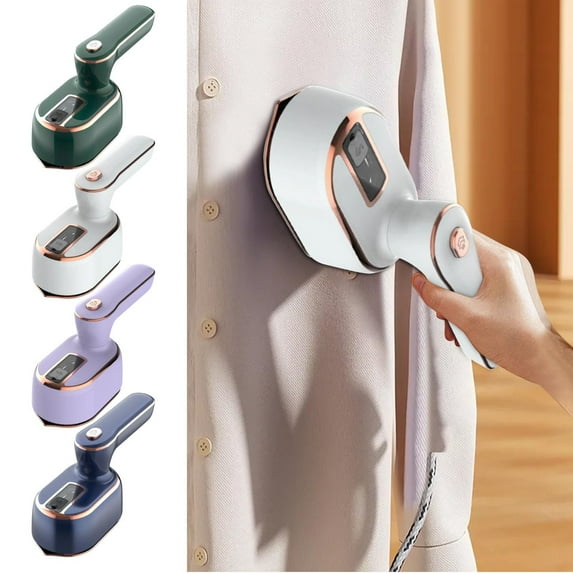 Handheld Steam Iron 2-in-1 Steamer and Iron 1000W Fast Heat Portable Compact for Travel Home Office Safe for All Fabrics Quick Wrinkle Removal Gift for Professionals