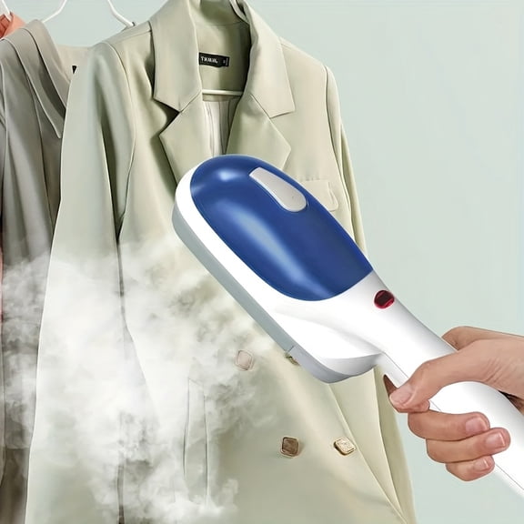 Handheld Steam Iron & Garment Steamer, 2-in-1 Portable Wrinkle Remover, Horizontal/Vertical Steam, Dry Ironing, Efficient Heating for Home, Office & Travel