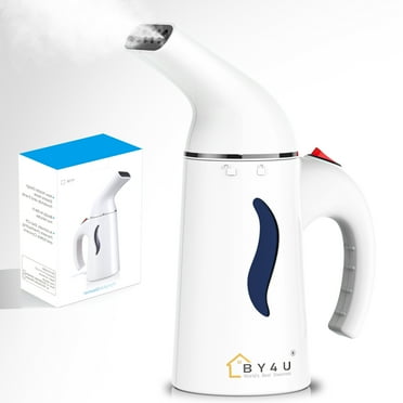 Handheld Steamer for Clothes,800W Portable Garment Steam Iron for Travel,Wrinkles Remover for fabric Clothing,180ml,Fast Heating with Auto Shut Off for Home and Trave White