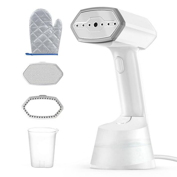 Handheld Steamer & Iron 2 in 1, Portable Travel/Home Clothes Care Steamer with 15s Fast Heat Up, 280ml Large Water Tank, Gentle Steam for Wig Treatment, Premium Material, Assorted Colors