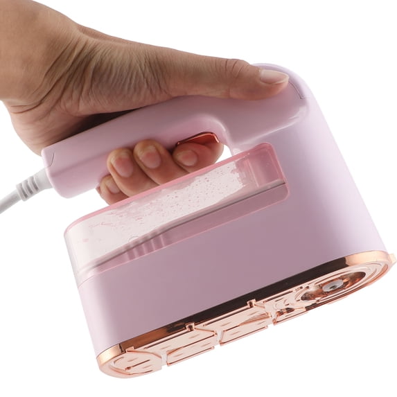 Handheld Steamer with Water Tank for Clothes, Compact Size Horizontal Vertical Steaming Plug-Play Garment Wrinkle Remover