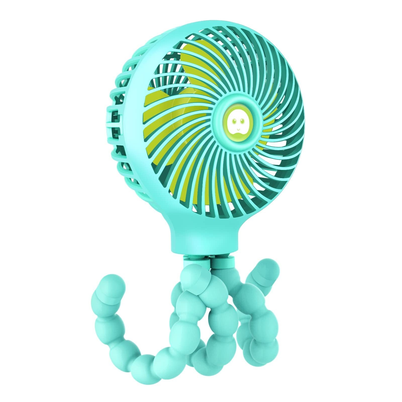 Handheld Stroller Fan, Personal Portable Baby Fan with Flexible Tripod ...