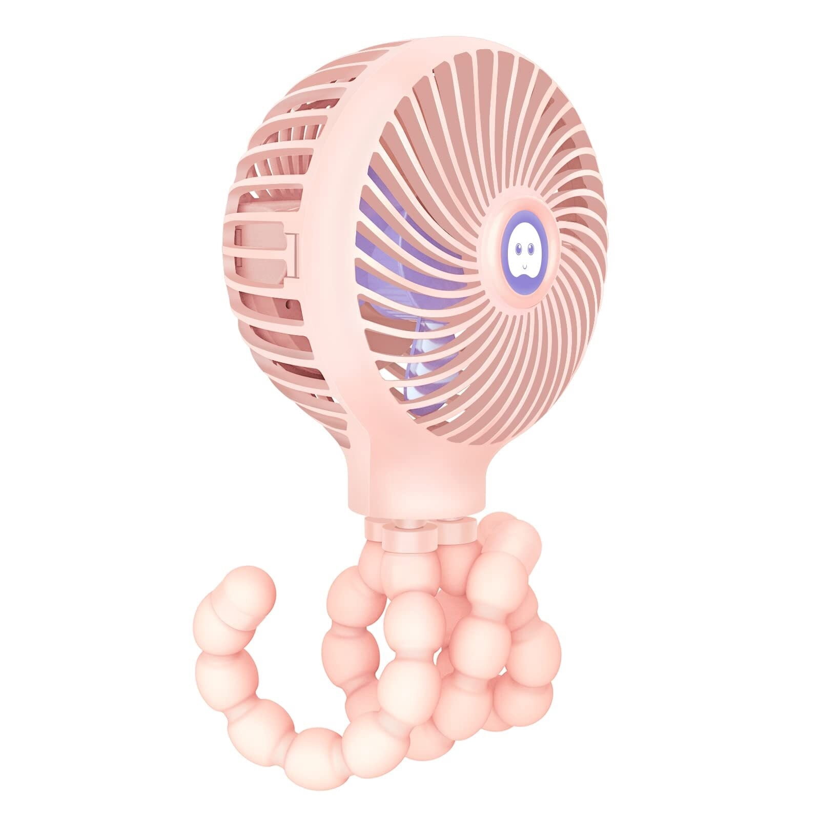 Handheld Stroller Fan, Personal Portable Baby Fan with Flexible Tripod ...