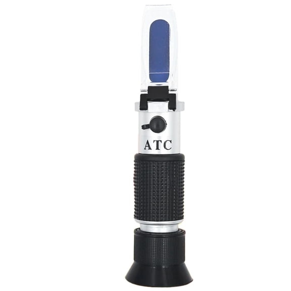 Handheld Sugar Refractometer 0~32% Brix Tester with ATC Sugar Water Content Measure Juice Brix 0~20% Sugar Concentration Meter - A WITH BOX