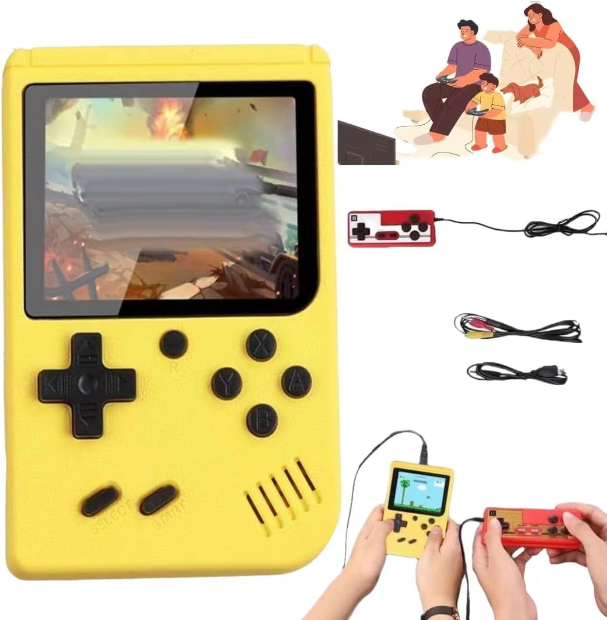 Handheld Sup mini handheld game console supports single and double handheld game consoles