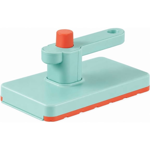 Handheld Table Mop, Wet Dry Use, with Built-In Scraper, Green, 1 Piece